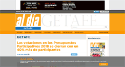 Desktop Screenshot of getafealdia.com